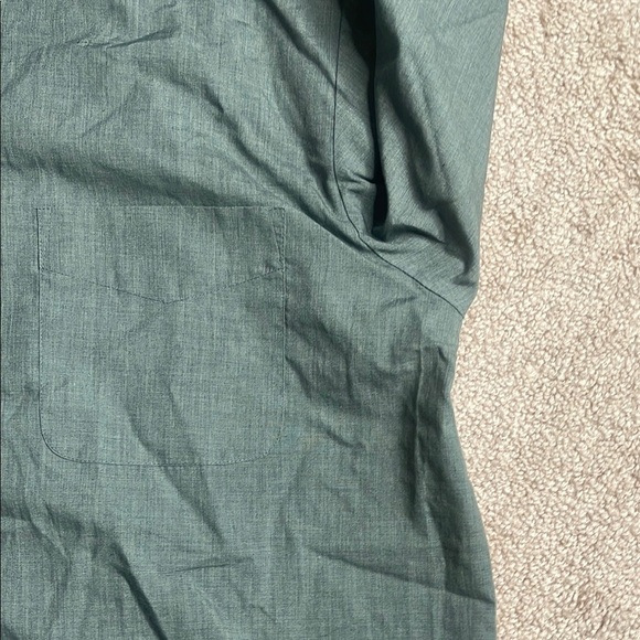 Basic Editions Green Casual Button Down Shirt - Picture 6 of 7